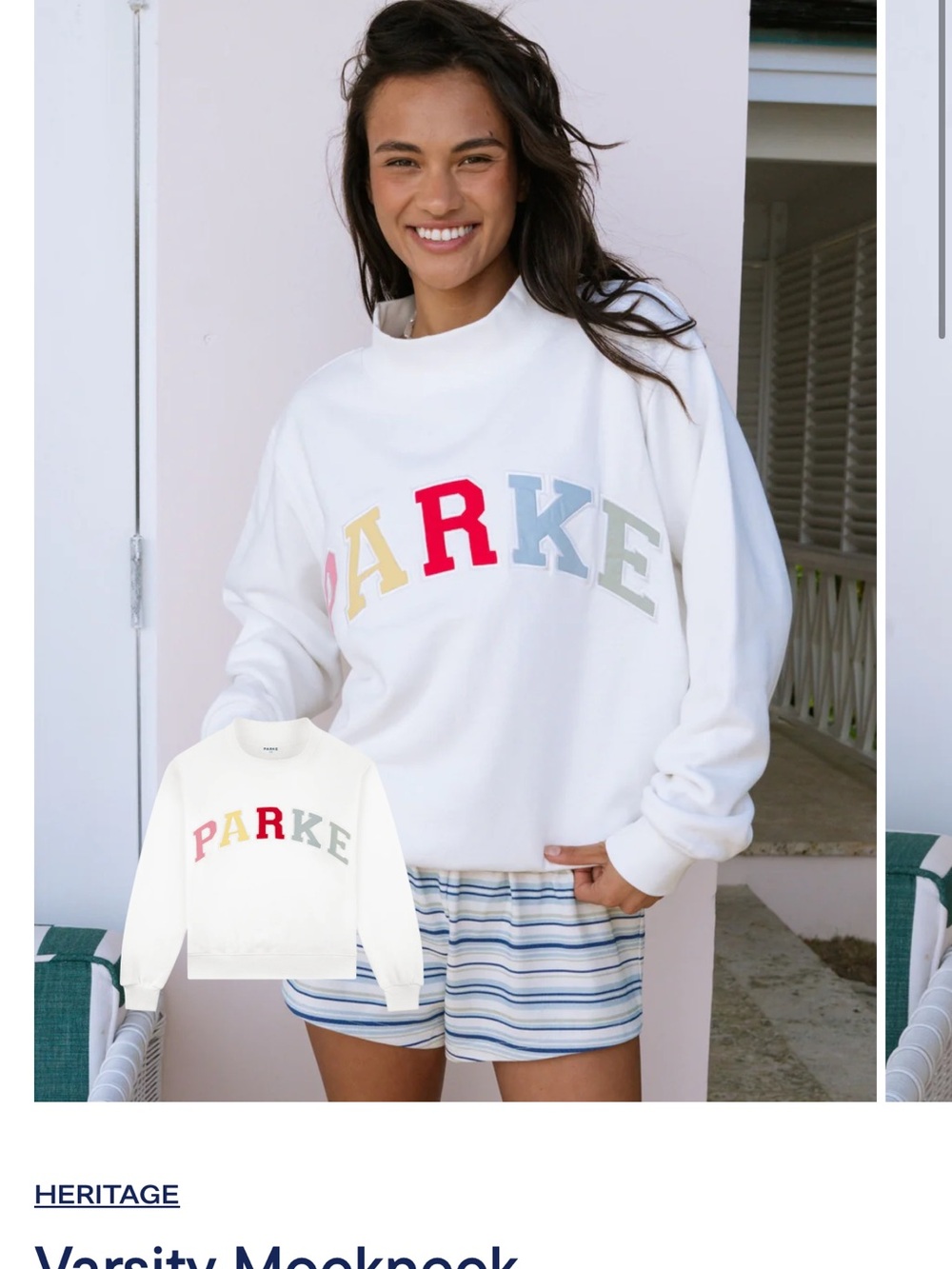 Parke Paradise Summerland Mockneck l/xl